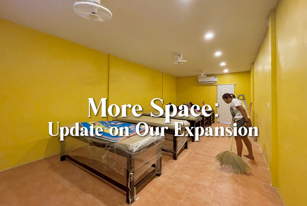 More Space, More Relaxation: An Update on Our Expansion
