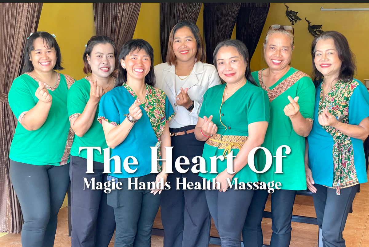 The amazing team behind the magic at Magic Hands Health Massage in central Mae Nam, Koh Samui.